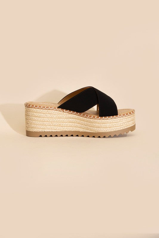 HEIGHT-S RAFFIA PLATFORM SLIDES